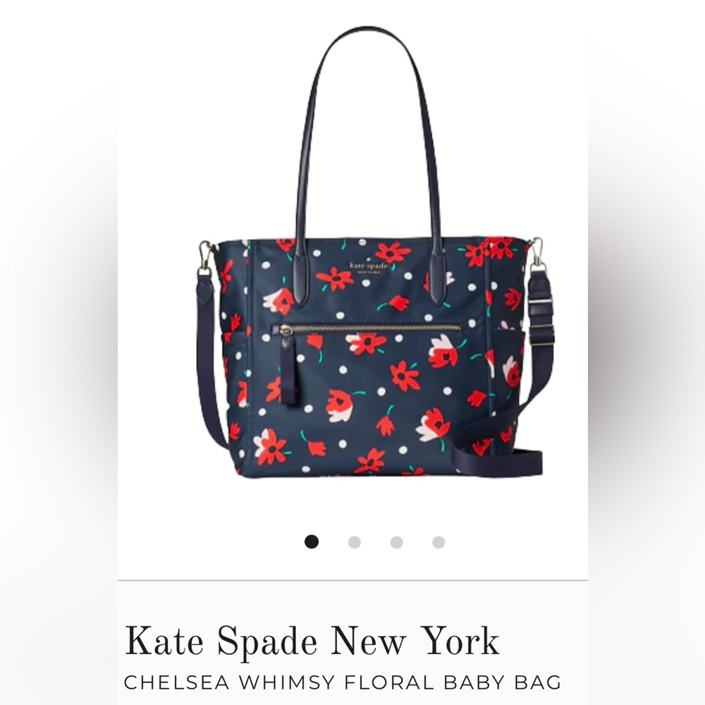 NEW- Kate Spade Chelsea Whimsy Floral Baby Bag
